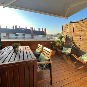  Apartamento Barcelona Penthouse Private Terrace Sustainable Stay Keyless Access